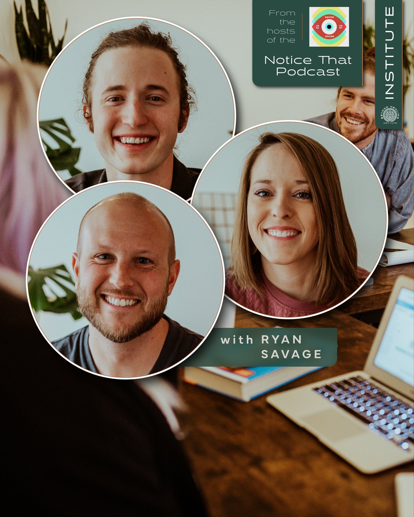 Bridger Falkenstien, Jen Savage and Ryan Savage, the three owners of Beyond Healing